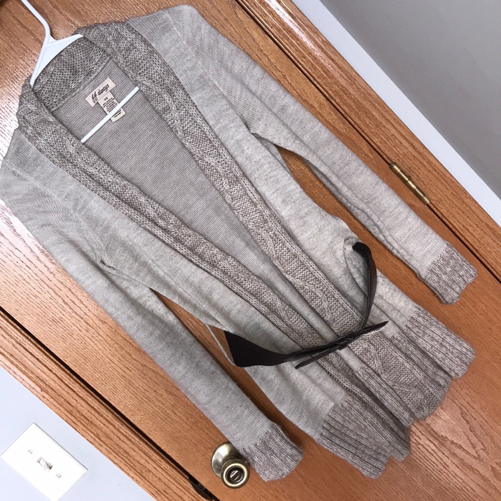 🔥JJ Always Tan Cardigan - XS